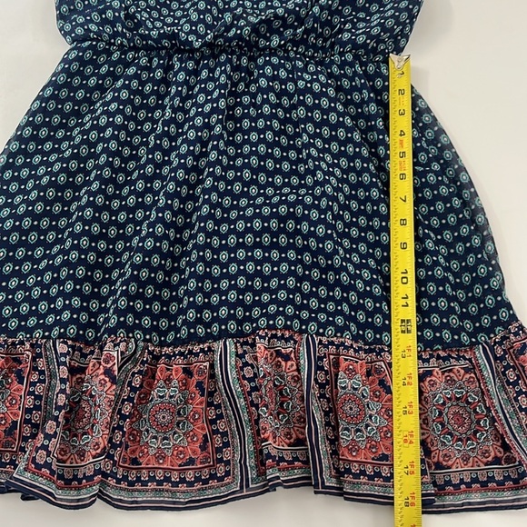 As U Wish Women’s sleeveless size medium blue dress with blue tassels - Picture 10 of 10